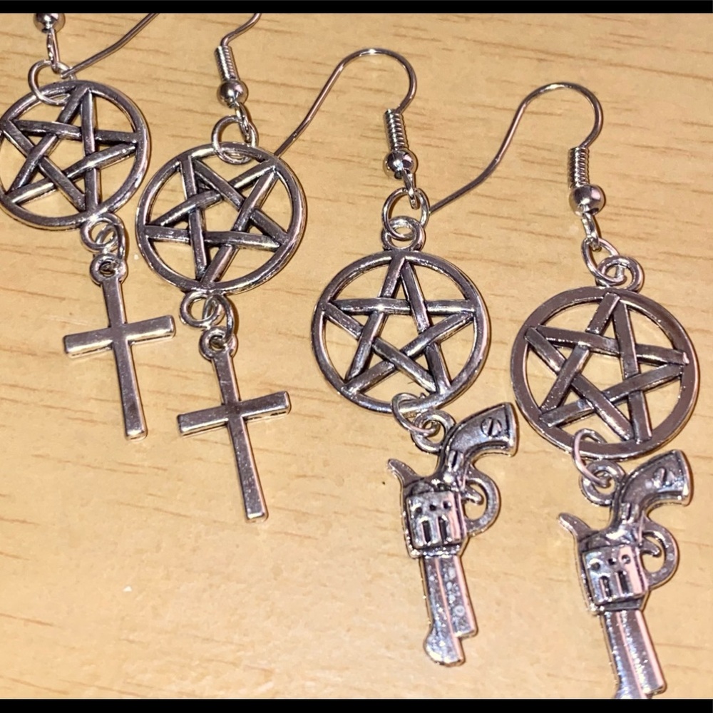 Cute gothic earrings
